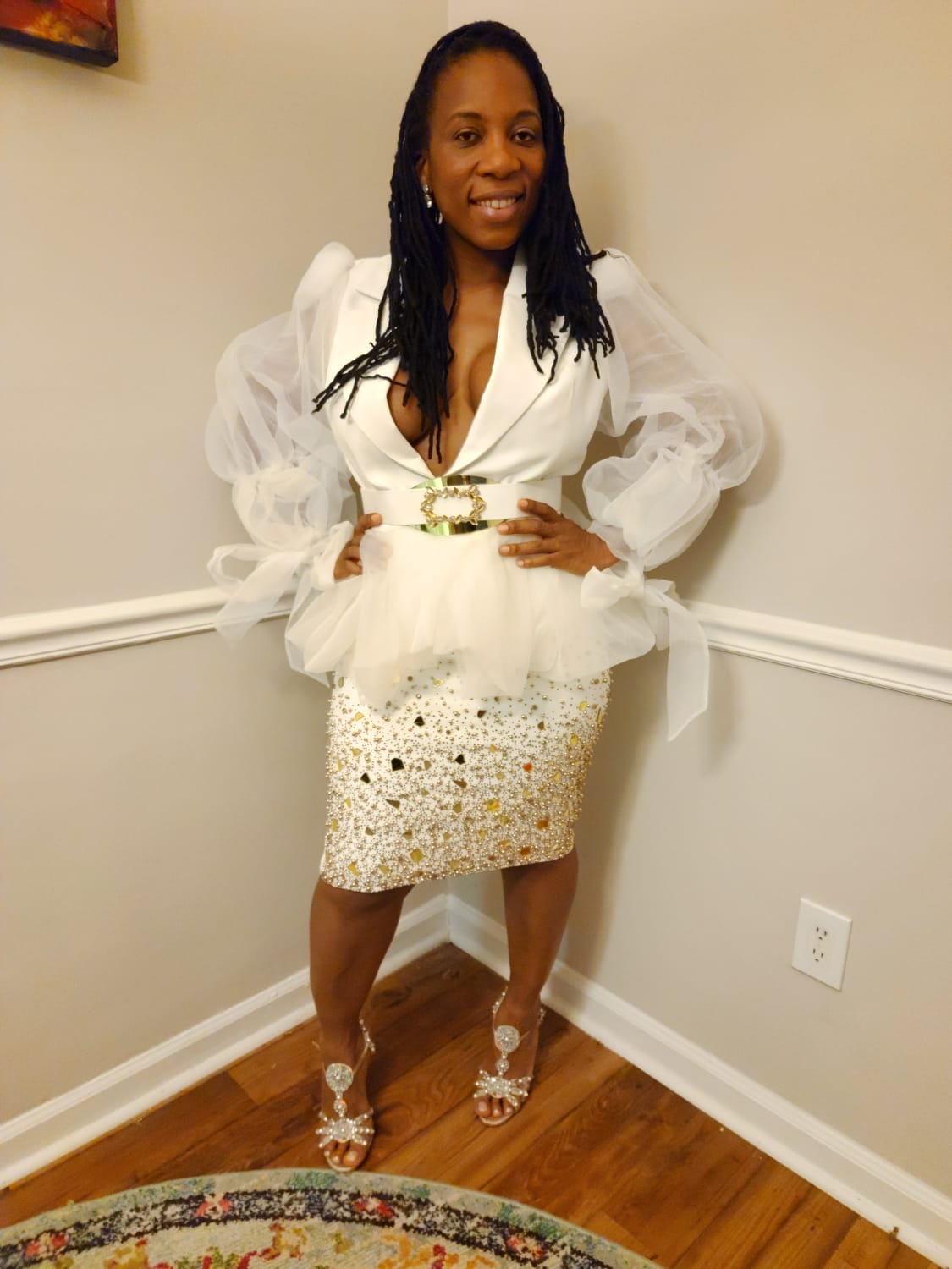 ATL's Finest Gold Glitter Skirt
