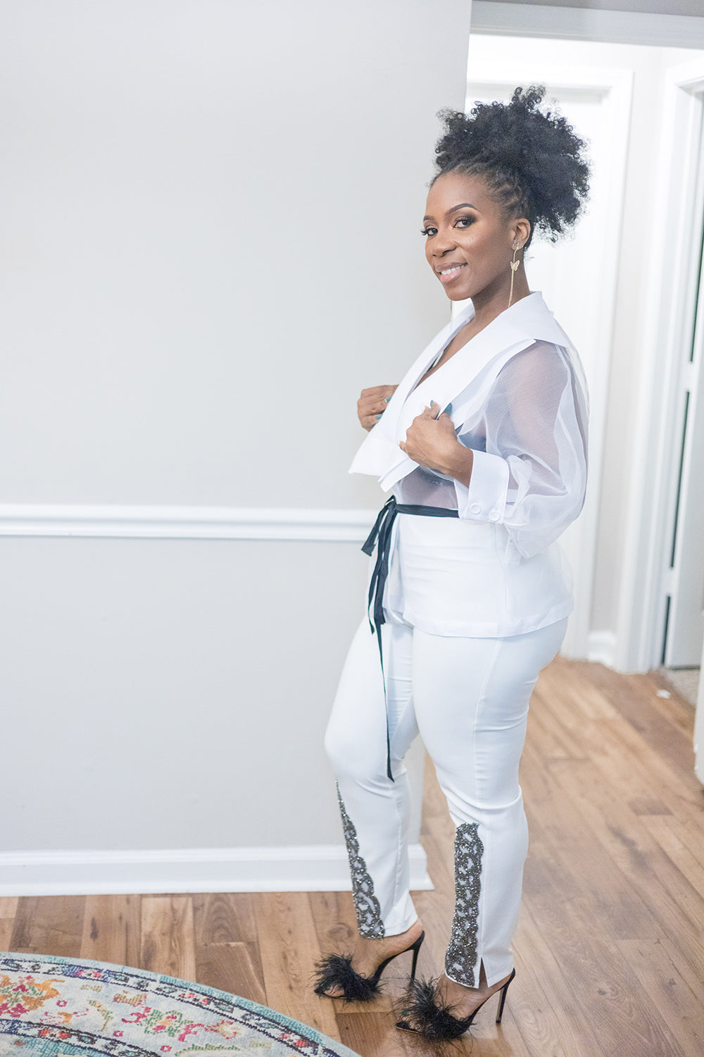 ATL's Finest Sheer White Top