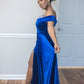ATL's Finest Blue Off The Shoulder Dress